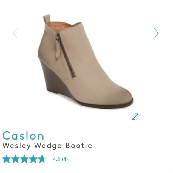 CASLON Wesley Wedge Booties size 7 - Picture 2 of 13